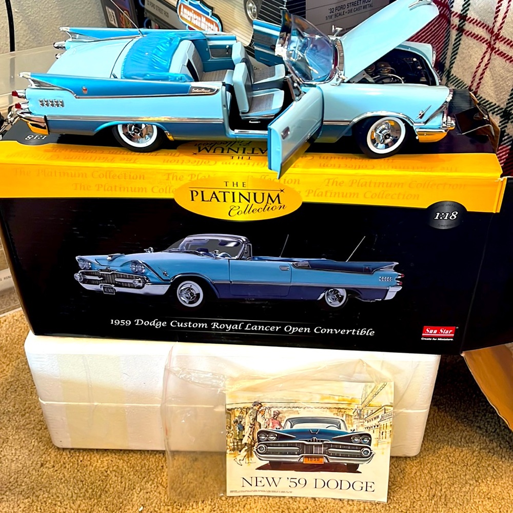 1/18 Diecast 1959 Dodge Royal Lancer Convertible